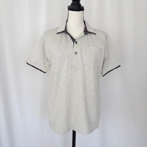 Power To The People Gray Casual Short Sleeve Shirt - Picture 1 of 15